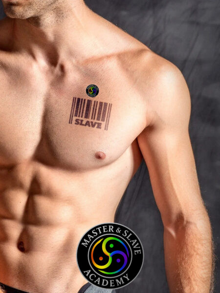 'Slave Tattoo' Midlertidig GAY Tatovering/Tatoveringsslavee