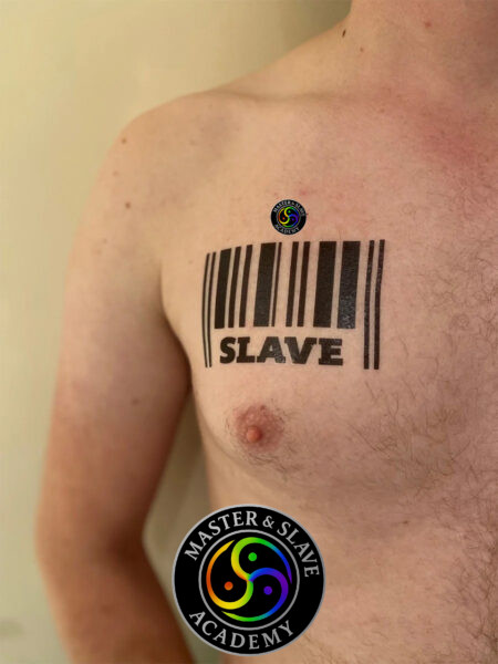 'Slave Tattoo' Midlertidig GAY Tatovering/Tatoveringsslavee