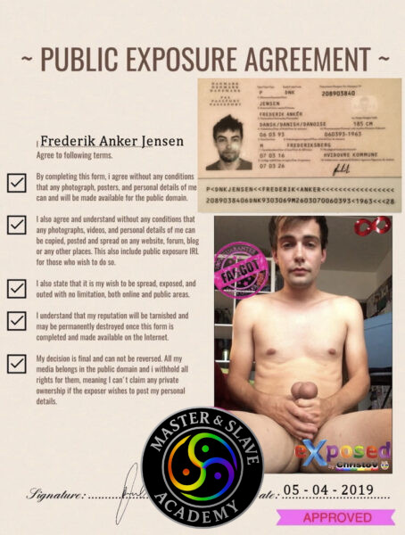 Faggot Frederik søger kinky og perverse mænd